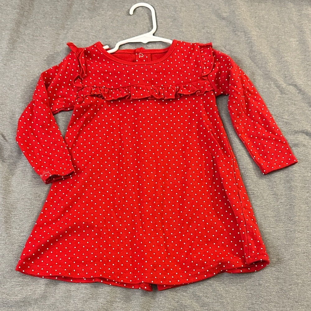Red Polka‎ Dot Kids Dress